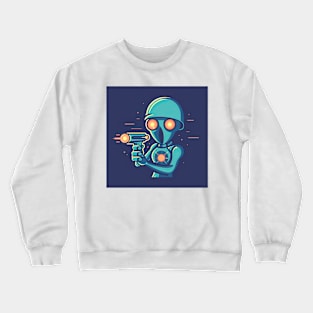 Alien Attack!!! Crewneck Sweatshirt